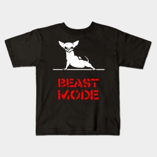 Beast Mode Chihuahua Kids T-Shirt